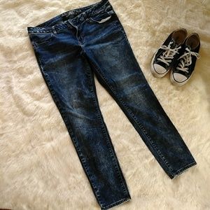 American Eagle Jeggings Acid Wash Jeans